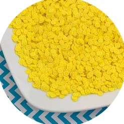 Slime Fimo Slices>Dope Slime Lemon Fimo Slices