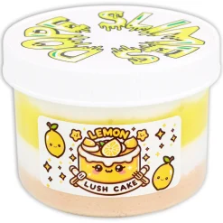 Thick & Glossy Slime|Unique Textured Slime>Dope Slime Lemon Lush Cake