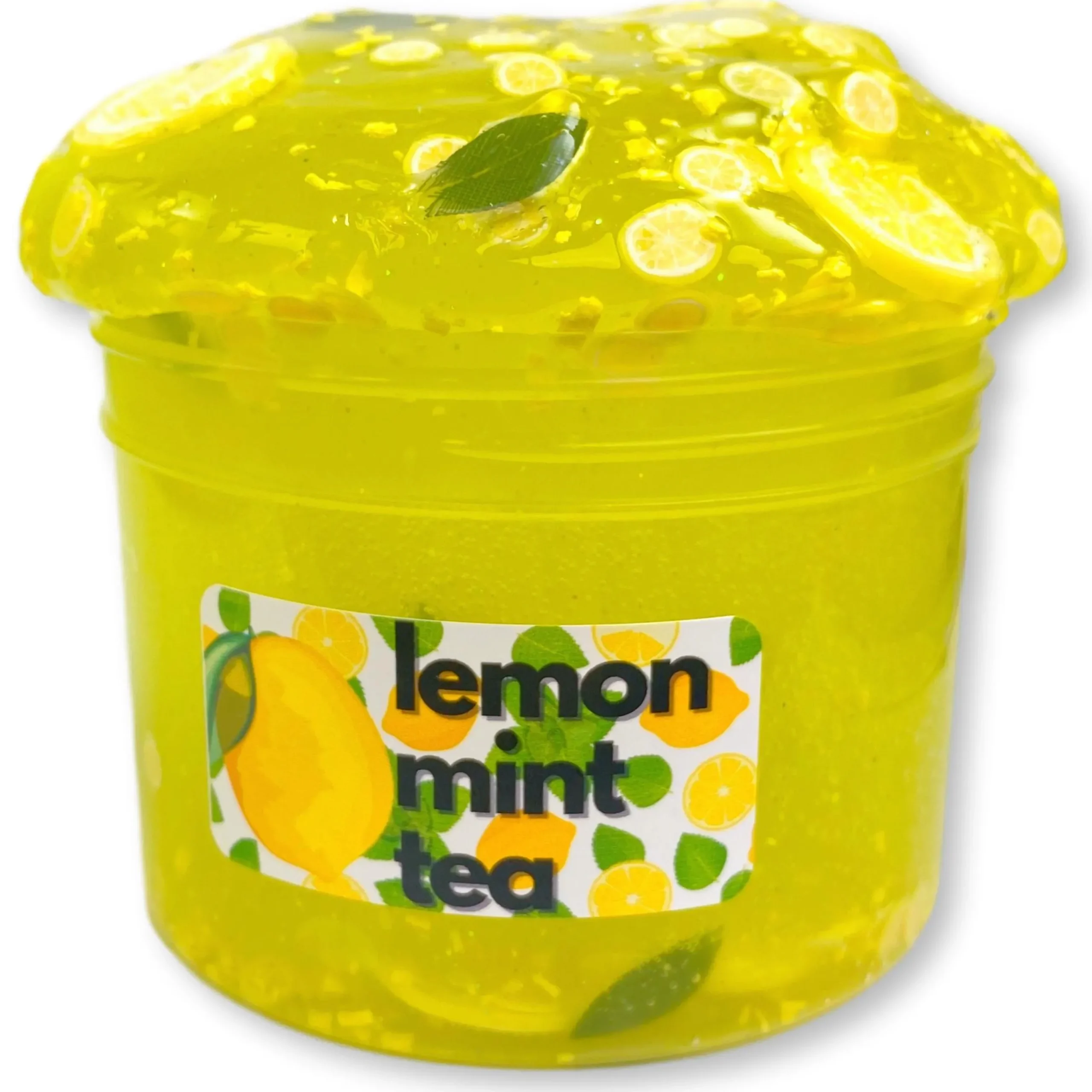 Clear Base Slime>Dope Slime Lemon Mint Tea