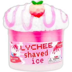 Icee Slime|Unique Textured Slime>Dope Slime Lychee Shaved Ice