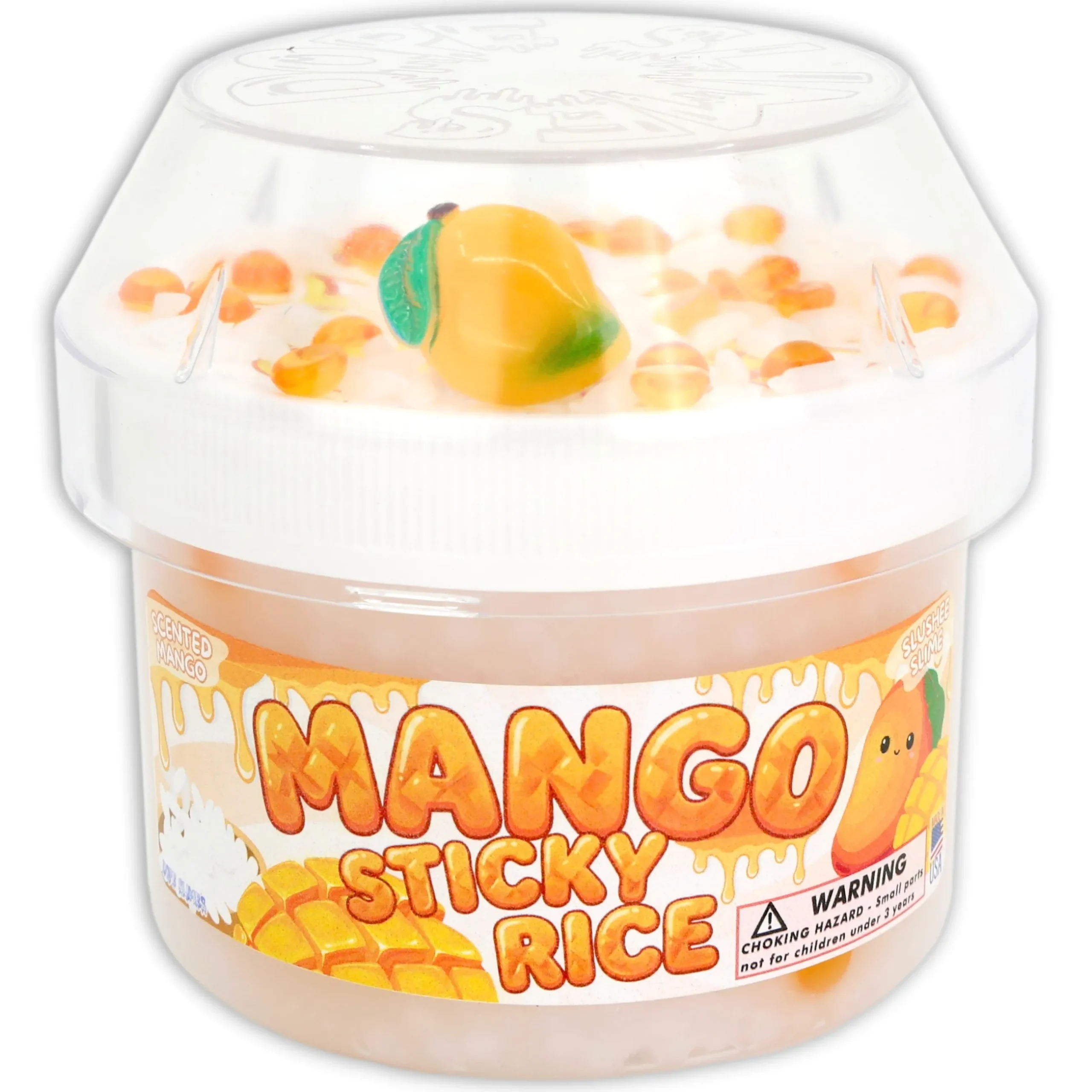 Clear Base Slime|Restock>Dope Slime Mango Sticky Rice