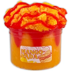 Clear Base Slime|Beaded Slime>Dope Slime Mango-Nada