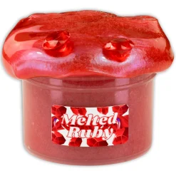 Clear Base Slime>Dope Slime Melted Ruby