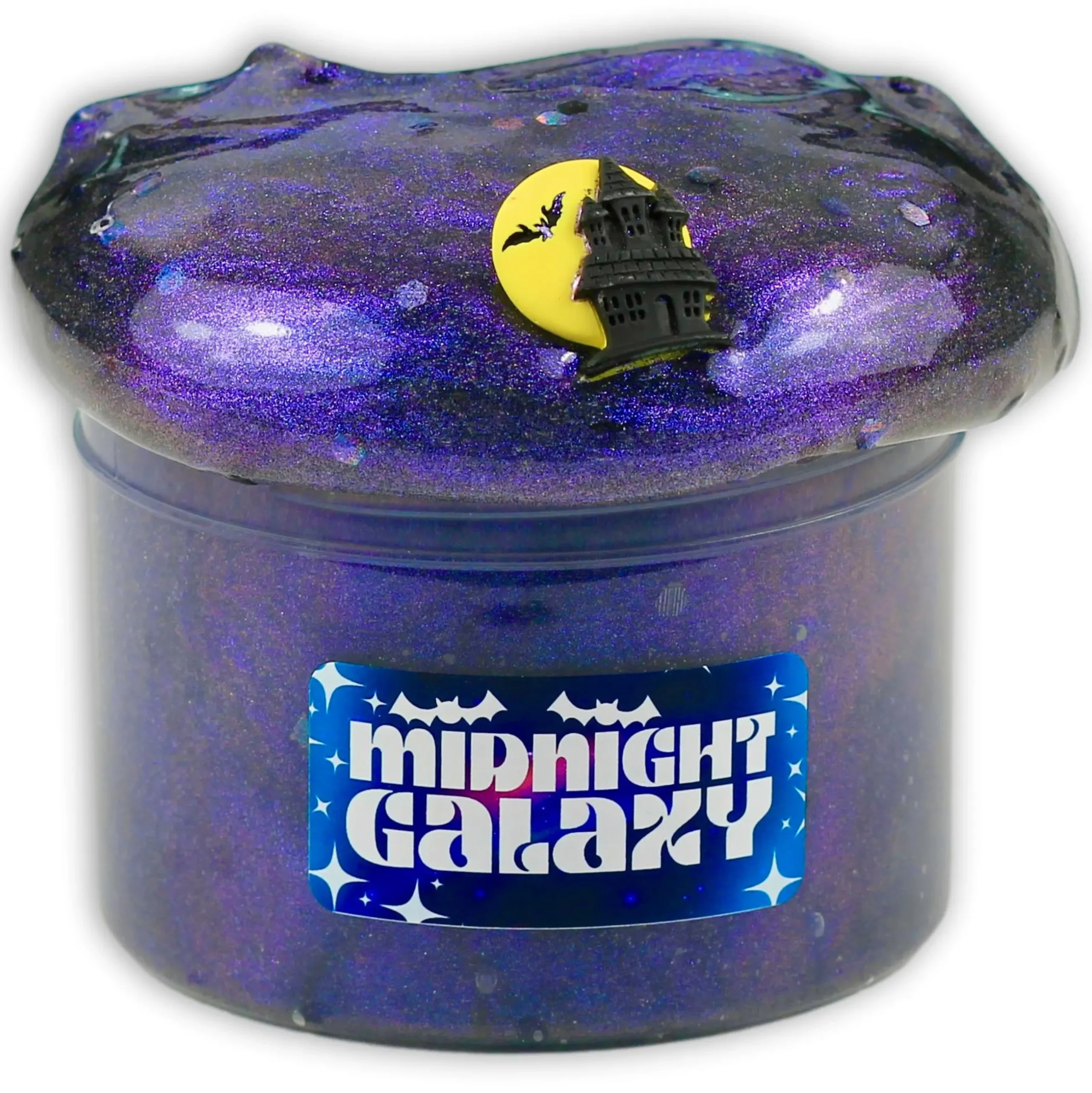 Clear Base Slime>Dope Slime Midnight Galaxy