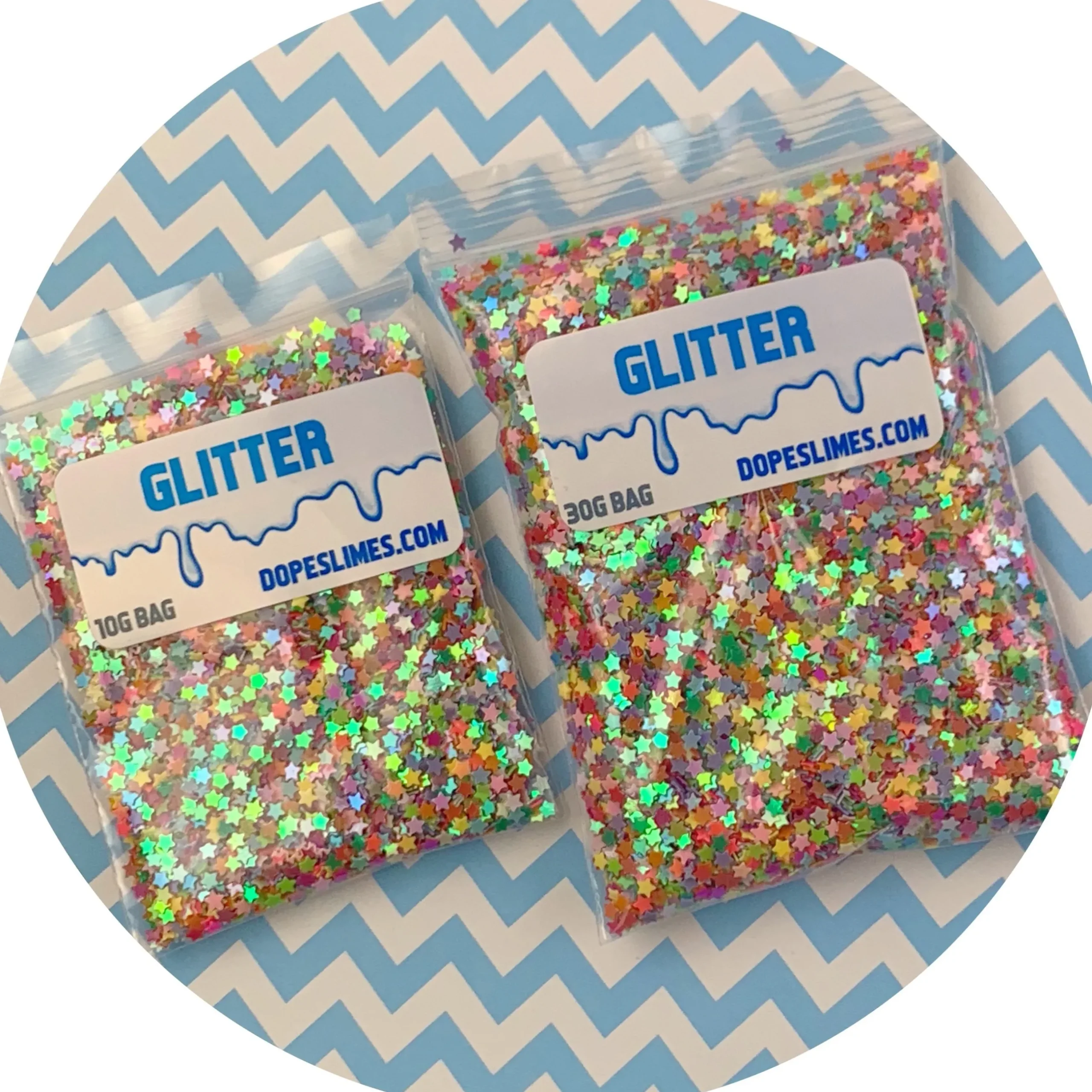 Slime Sprinkles|Slime Glitter>Dope Slime Multi Colored Solid Stars