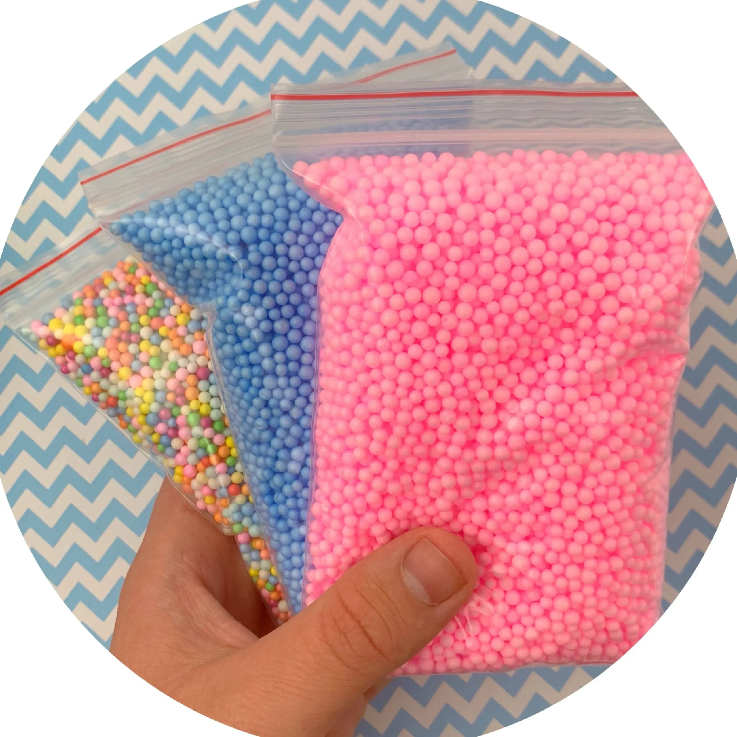 Slime Foam Beads>Dope Slime Multi-Pack Small Bright Foam Beads