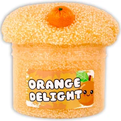 Clear Base Slime>Dope Slime Orange Delight