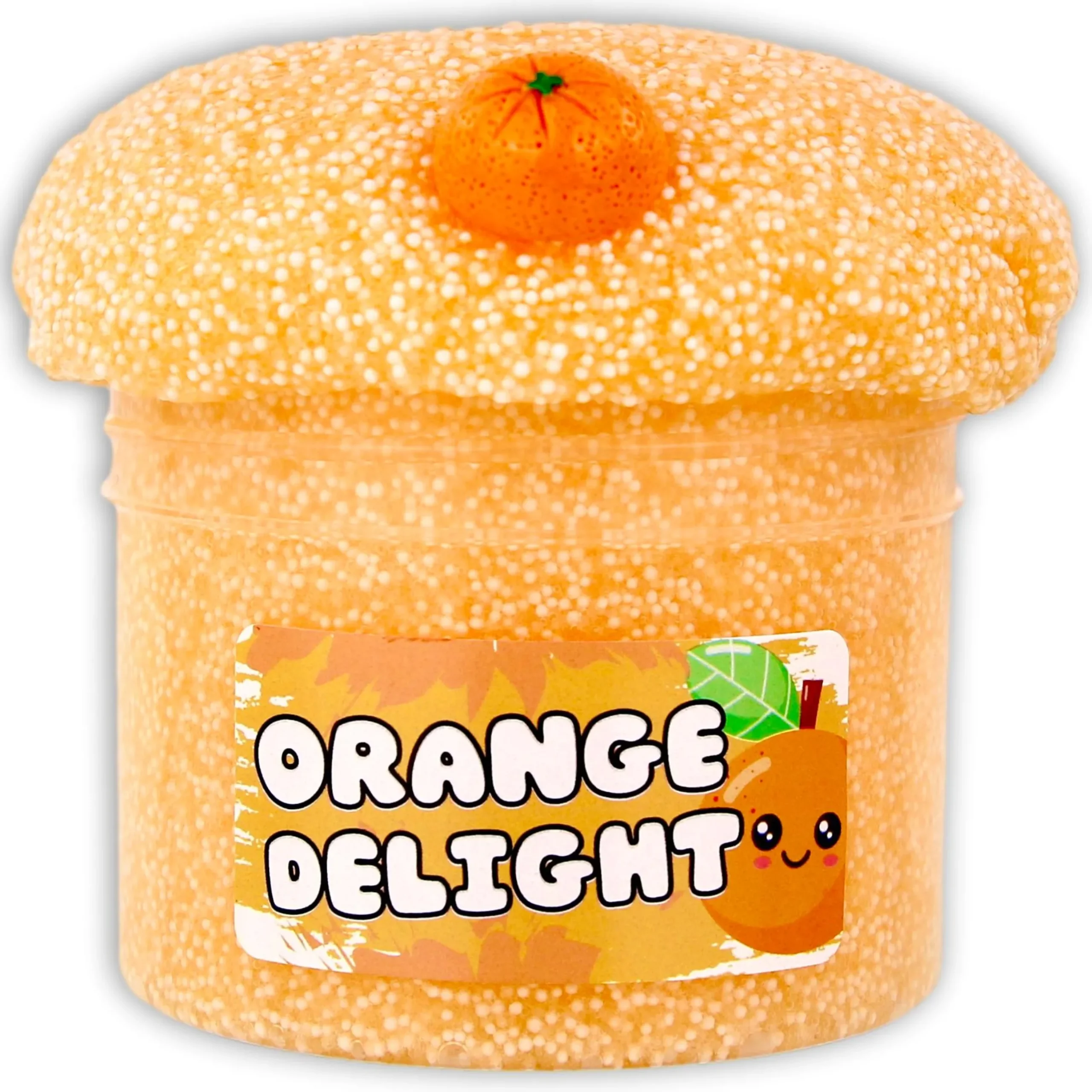 Clear Base Slime>Dope Slime Orange Delight