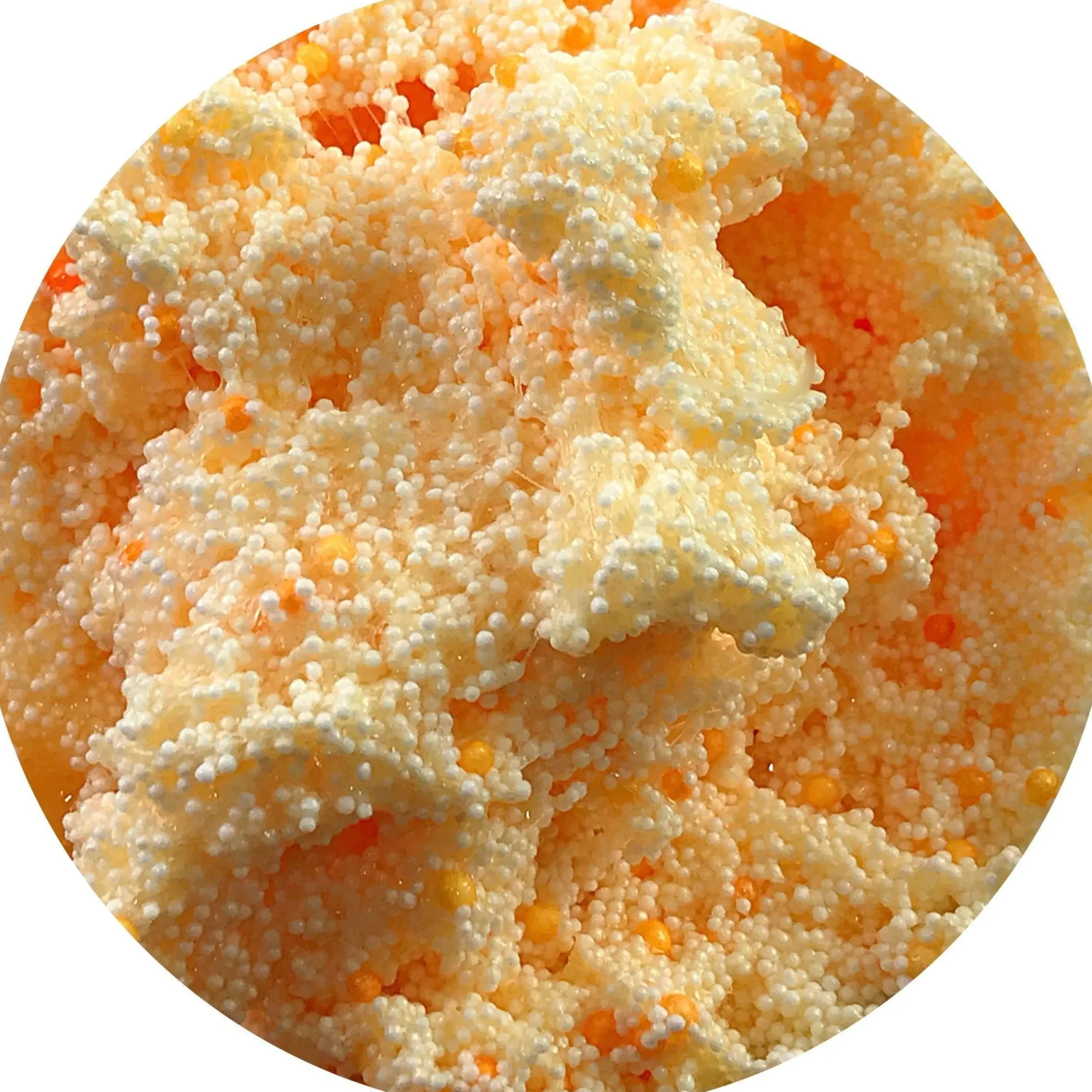 Clear Base Slime>Dope Slime Orange Delight