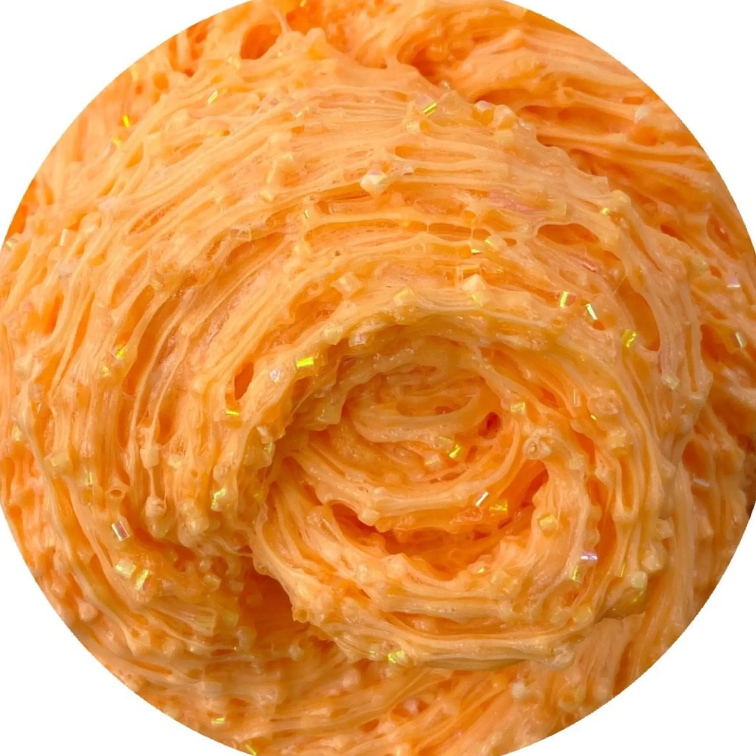 Bingsu Slime|Unique Textured Slime>Dope Slime Orange Dreamsicle Swirl
