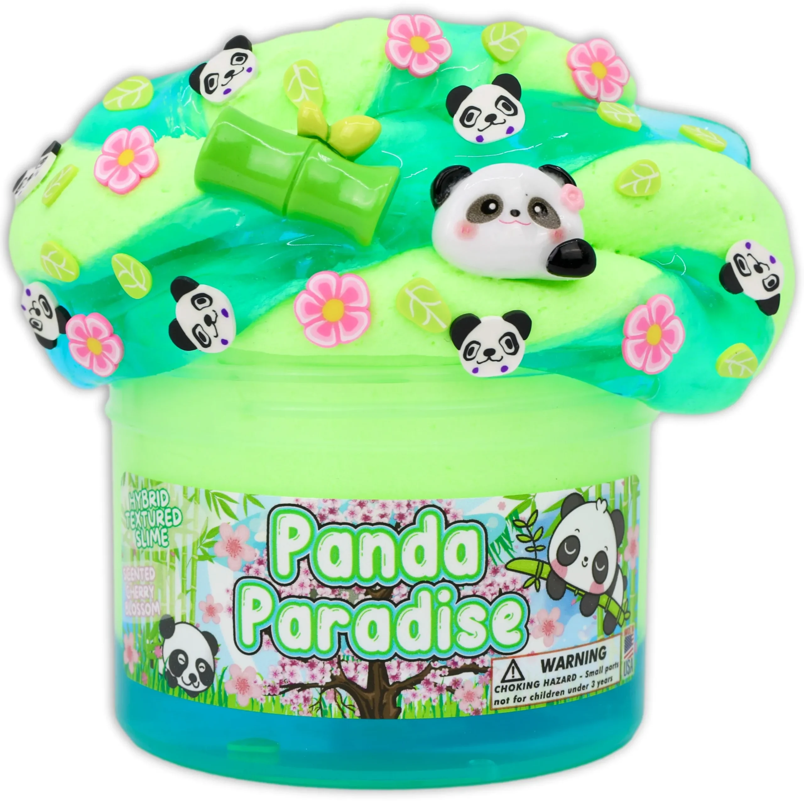 Ice-Cream Slimes|Unique Textured Slime>Dope Slime Panda Paradise