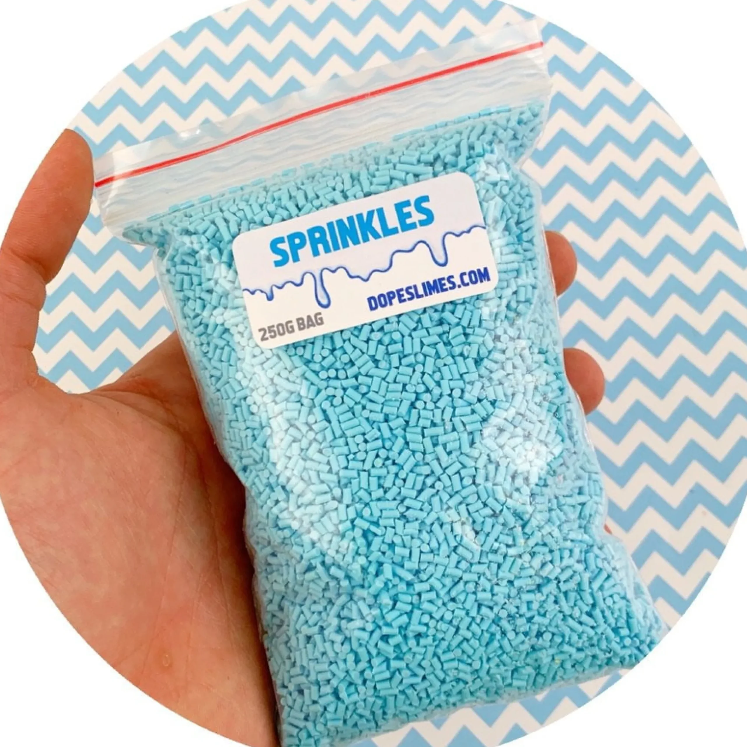 Slime Sprinkles>Dope Slime Pastel Blue Sprinkles