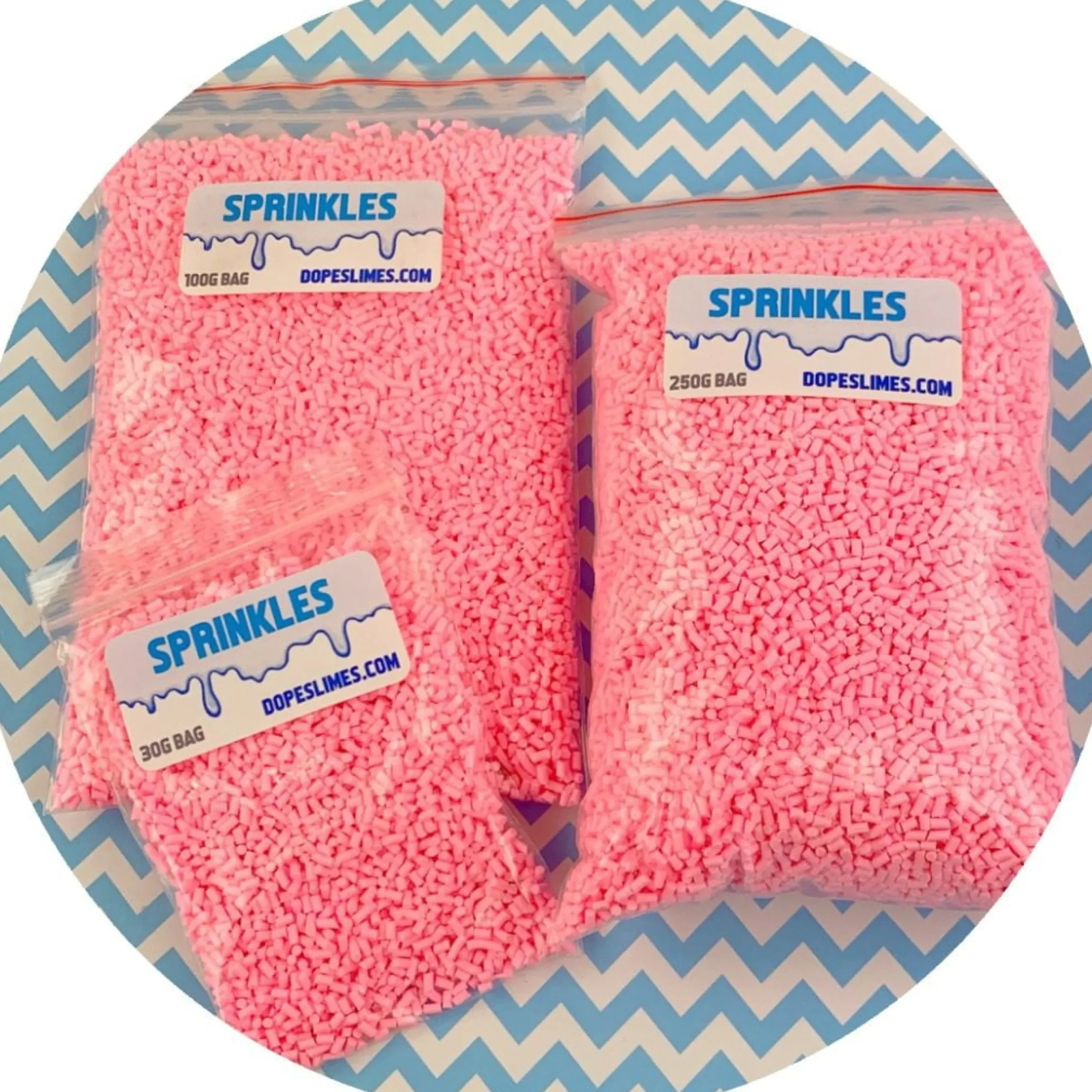 Slime Sprinkles>Dope Slime Pastel Pink Sprinkles