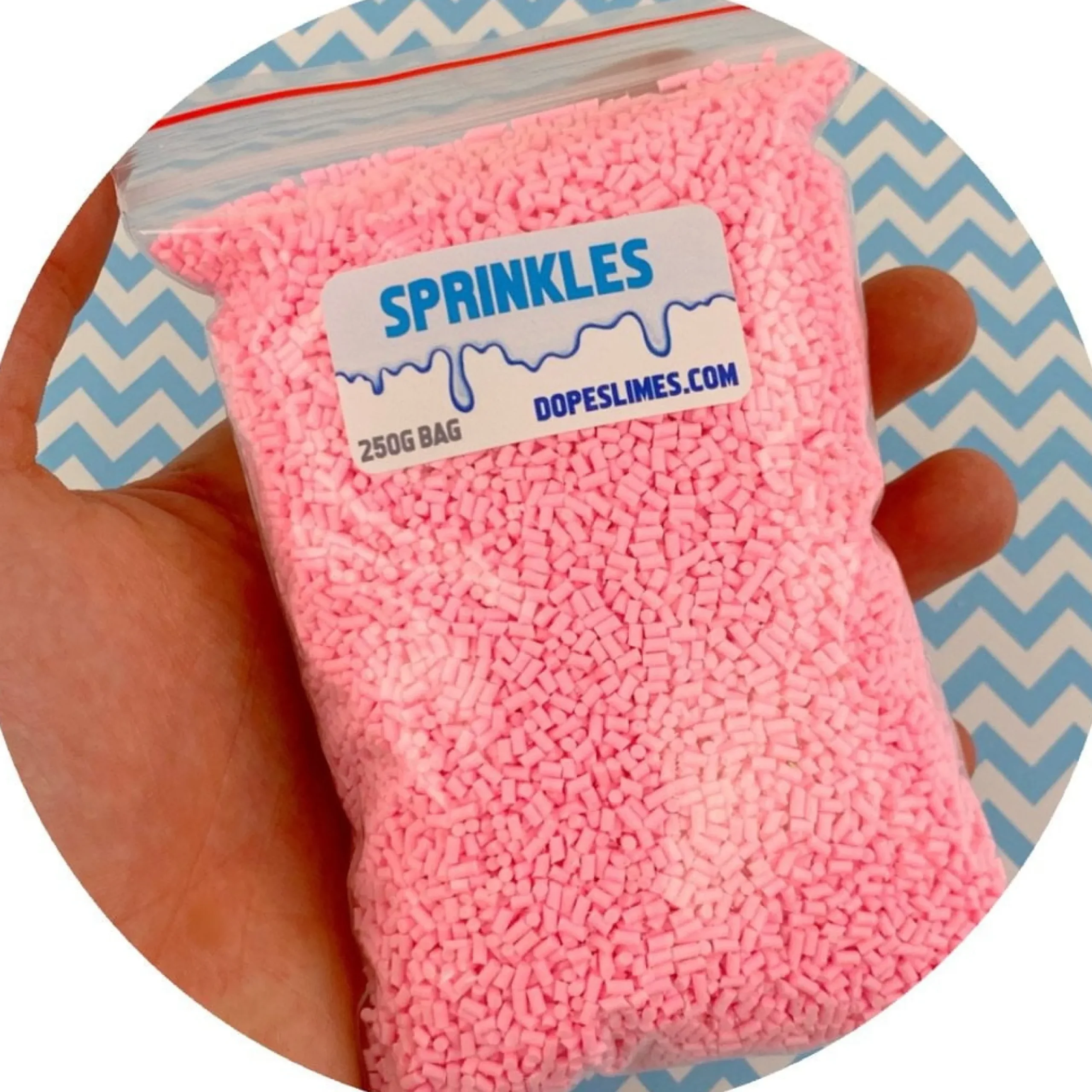Slime Sprinkles>Dope Slime Pastel Pink Sprinkles