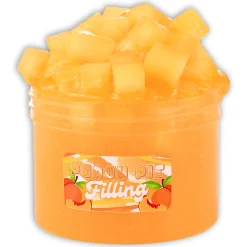 Clear Base Slime>Dope Slime Peach Pie Filling