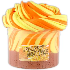 Butter Slime|Unique Textured Slime>Dope Slime Peanut Butter Cake