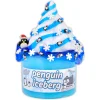 Butter Slime|Clear Base Slime>Dope Slime Penguin Iceberg