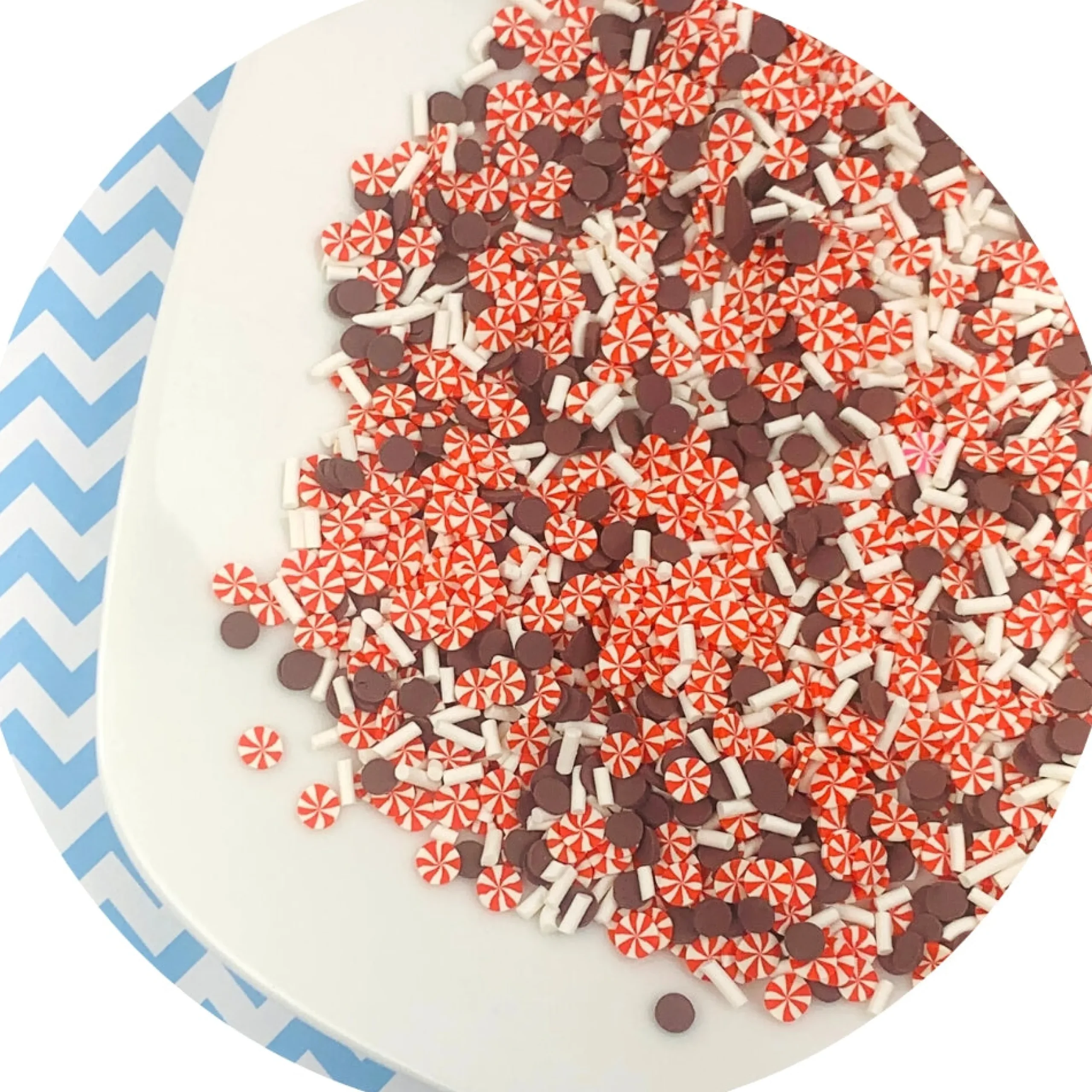 Slime Sprinkles>Dope Slime Peppermint Bark Sprinkle Mix