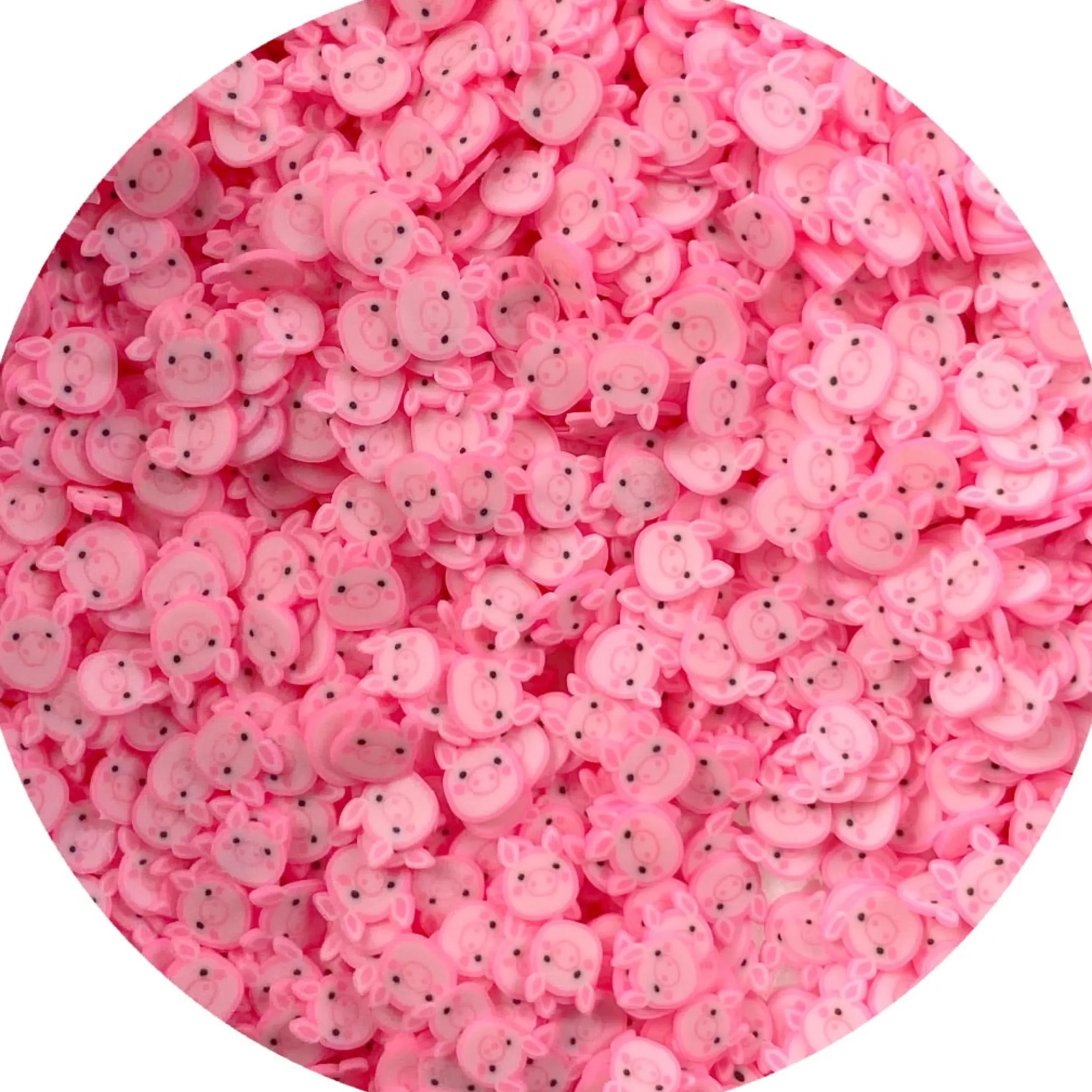 Slime Fimo Slices>Dope Slime Pig Fimo Slices