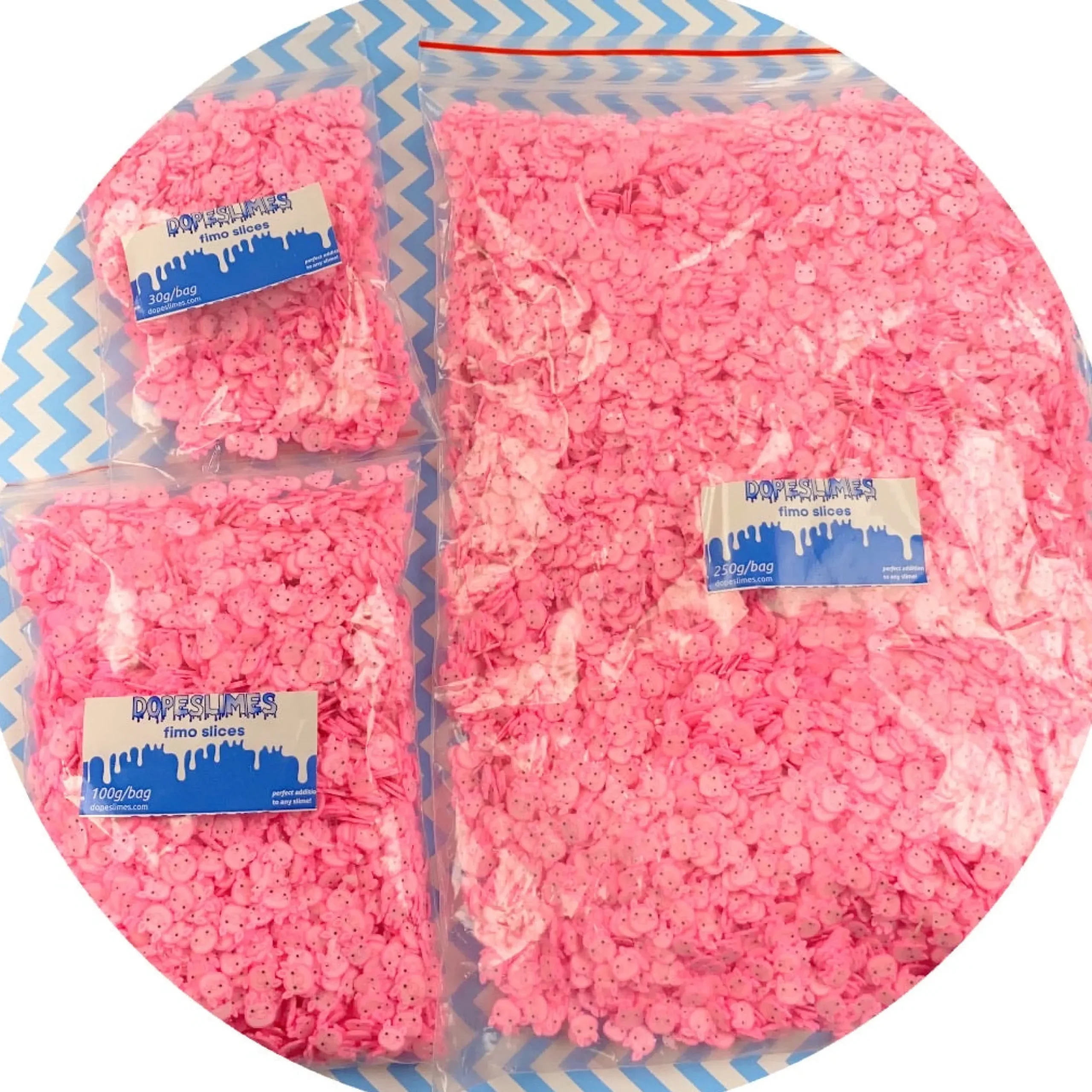 Slime Fimo Slices>Dope Slime Pig Fimo Slices