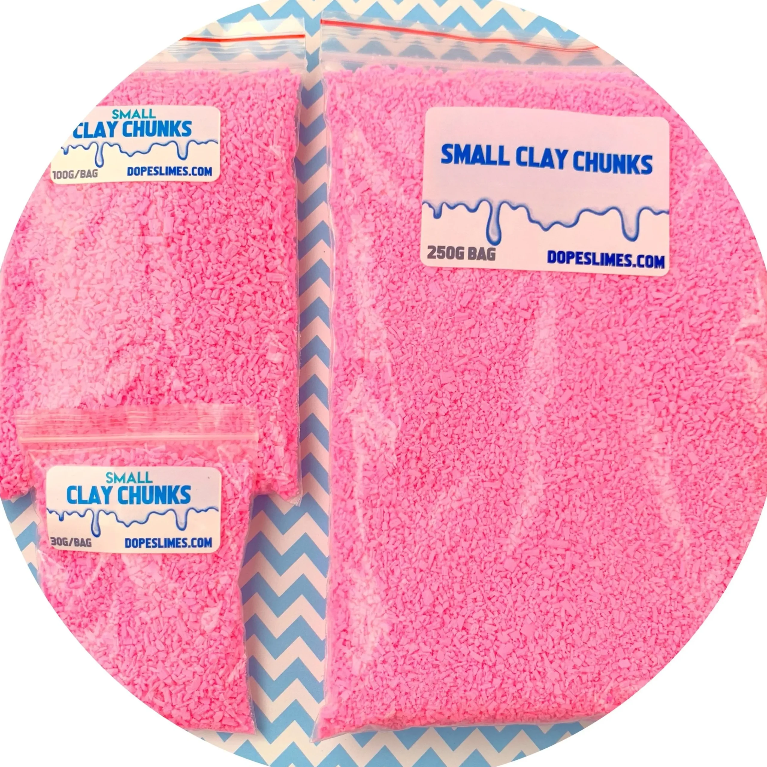 Slime Sprinkles|Other Slime Supplies>Dope Slime Pink Chunk Sprinkles