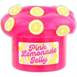 Clear Base Slime|Jelly Slime>Dope Slime Pink Lemonade Jelly