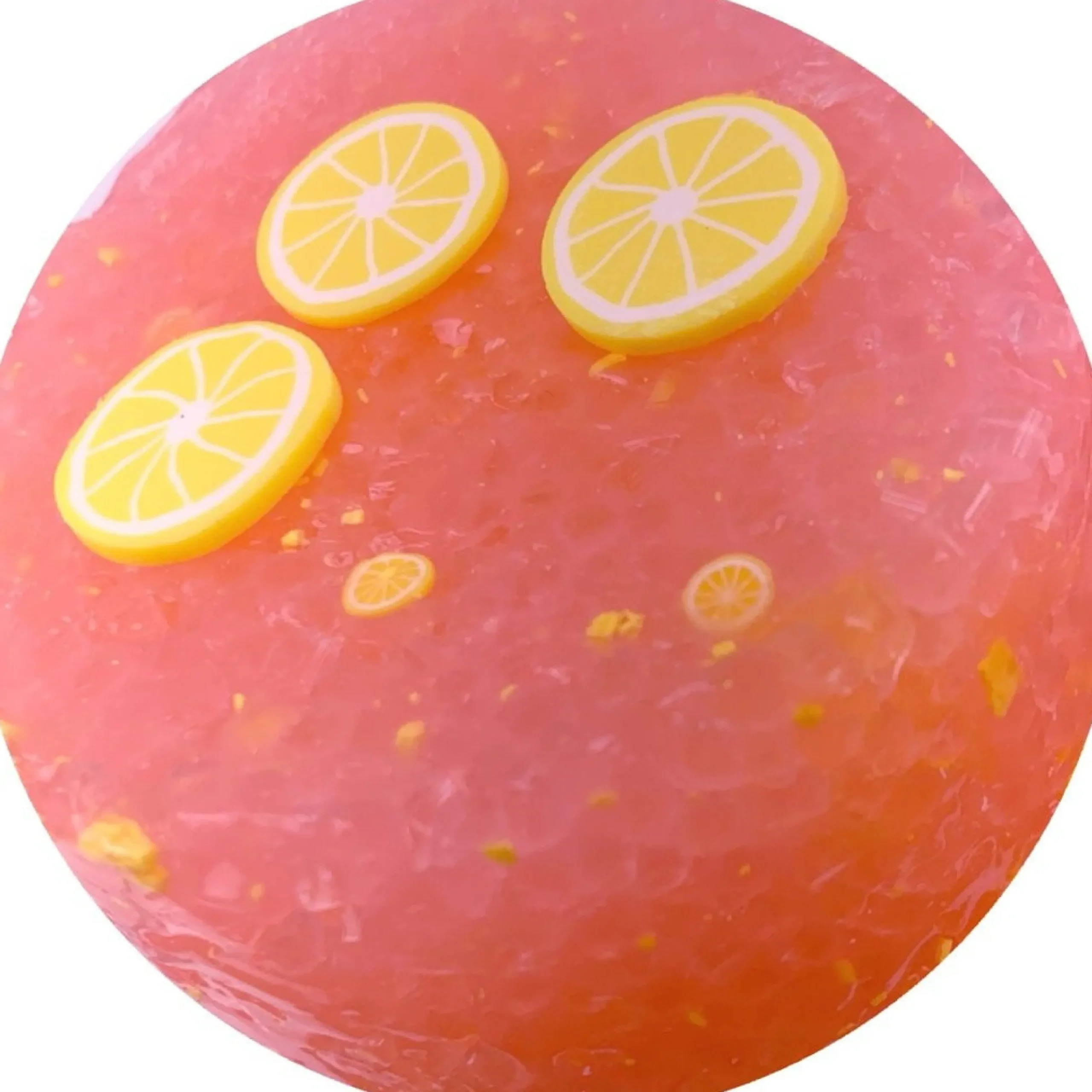 Beaded Slime>Dope Slime Pink Lemonade Pop Rocks