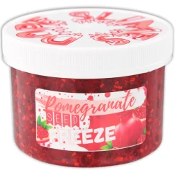Clear Base Slime|Beaded Slime>Dope Slime Pomegranate Seed Freeze