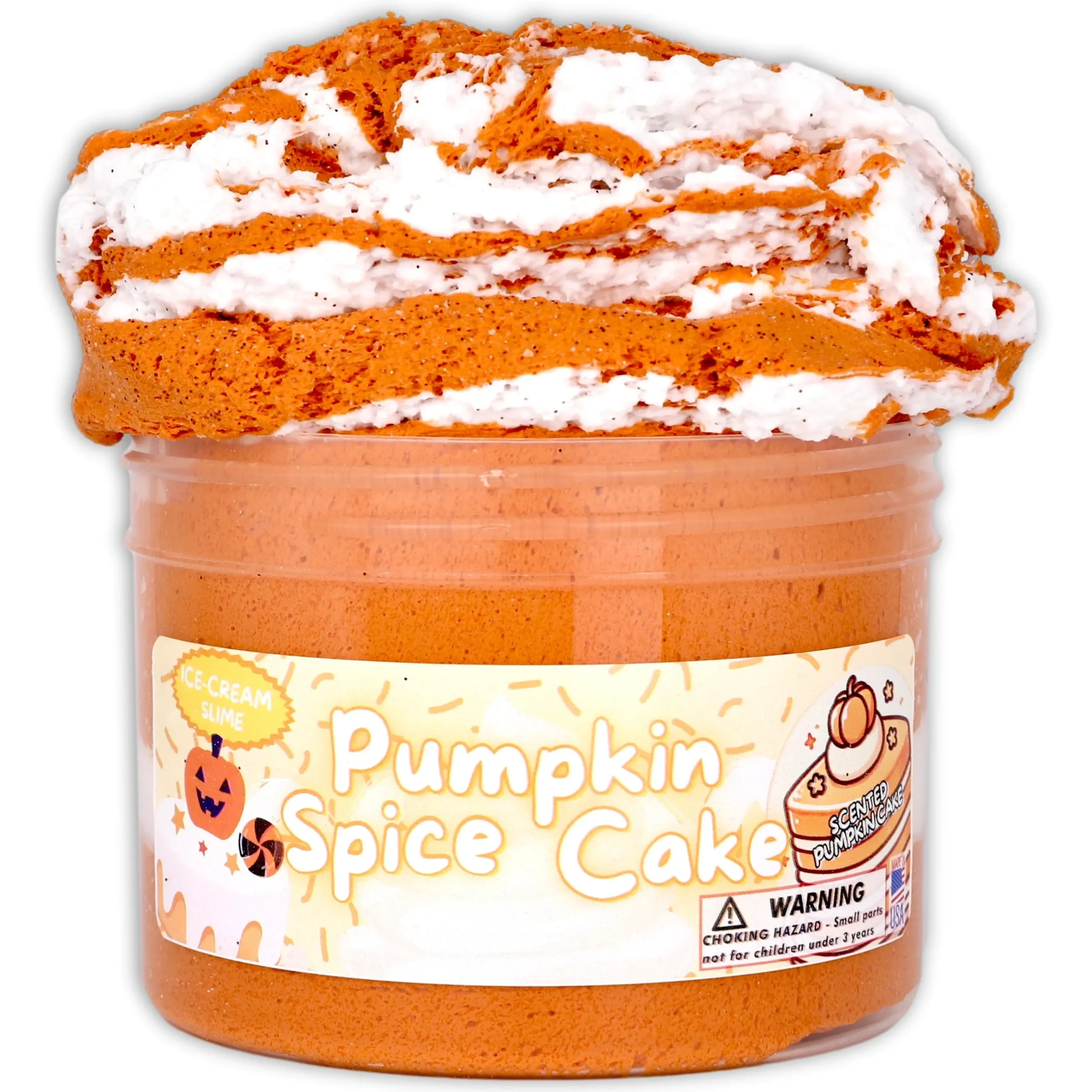 Ice-Cream Slimes|Unique Textured Slime>Dope Slime Pumpkin Spice Cake