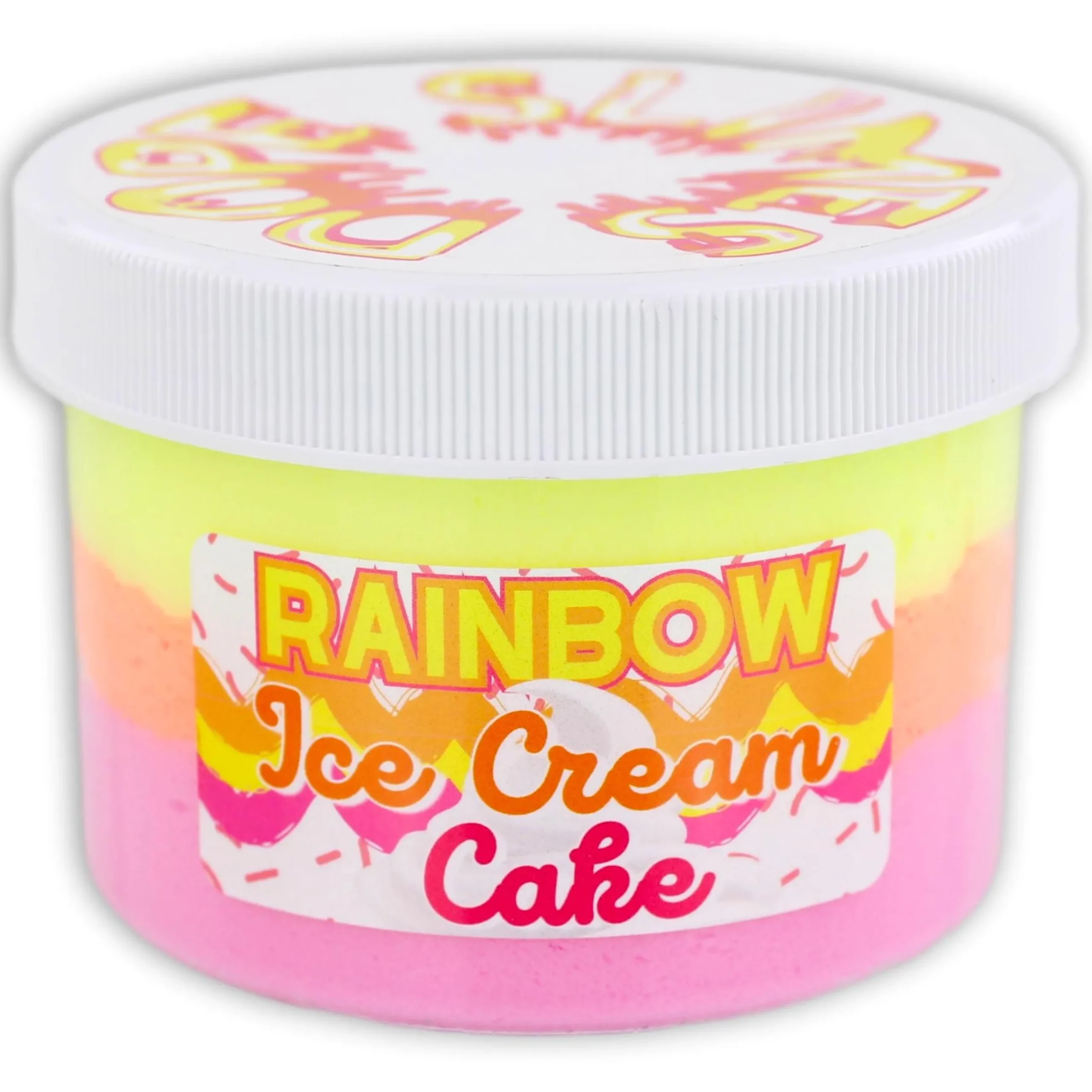 Ice-Cream Slimes|Unique Textured Slime>Dope Slime Rainbow Ice-Cream Cake