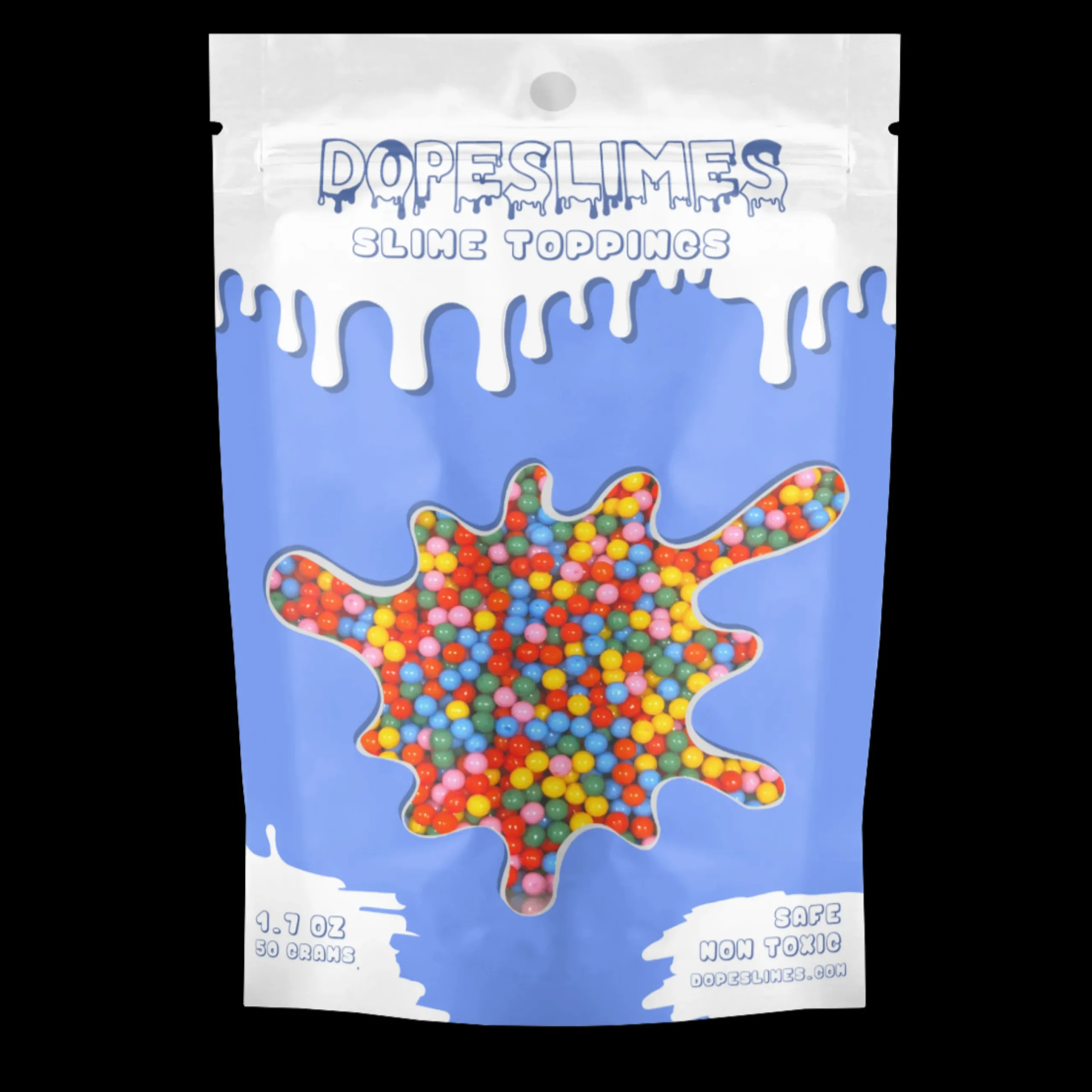 Slime Fimo Slices|Slime Sprinkles>Dope Slime Rainbow Pearl Sprinkles