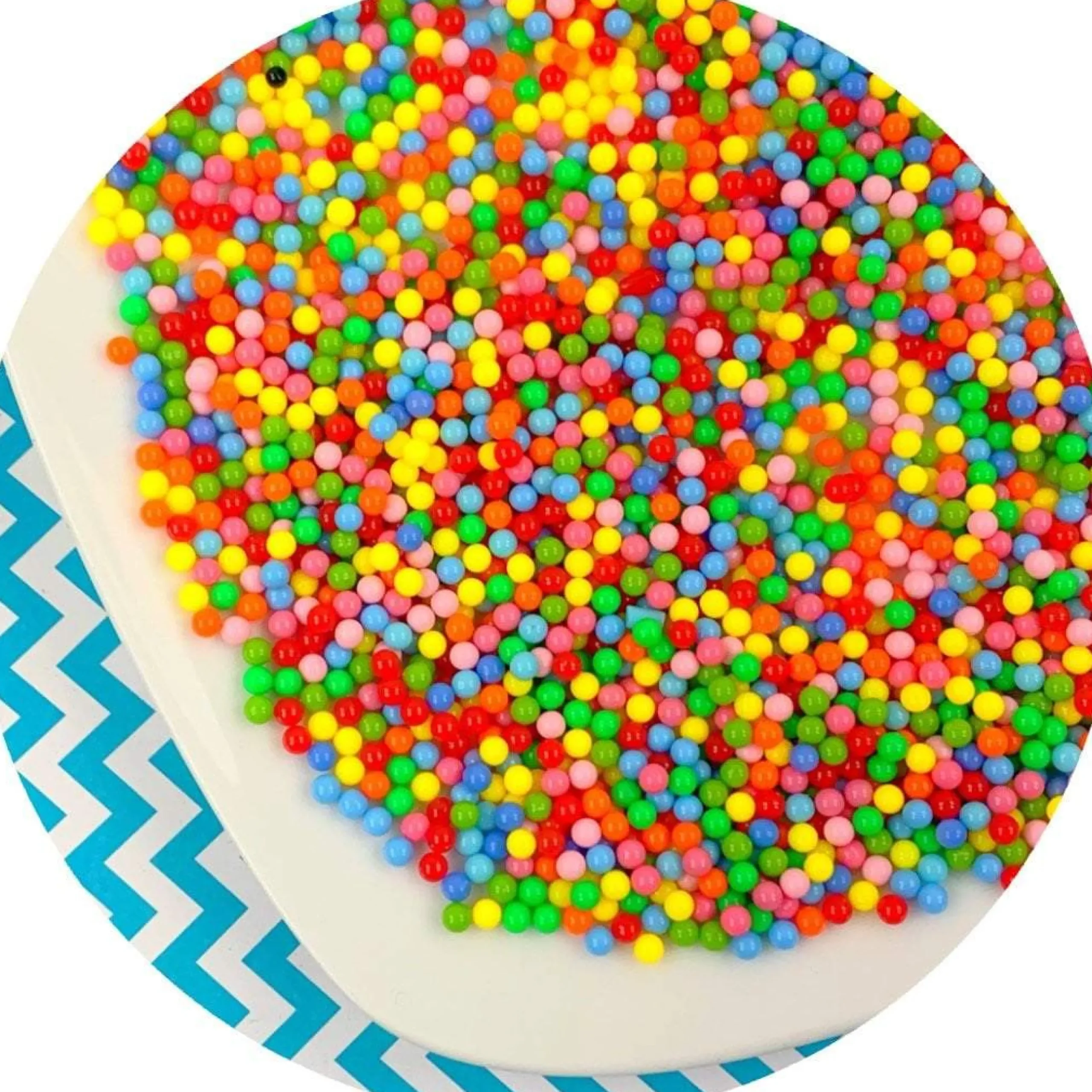 Slime Fimo Slices|Slime Sprinkles>Dope Slime Rainbow Pearl Sprinkles