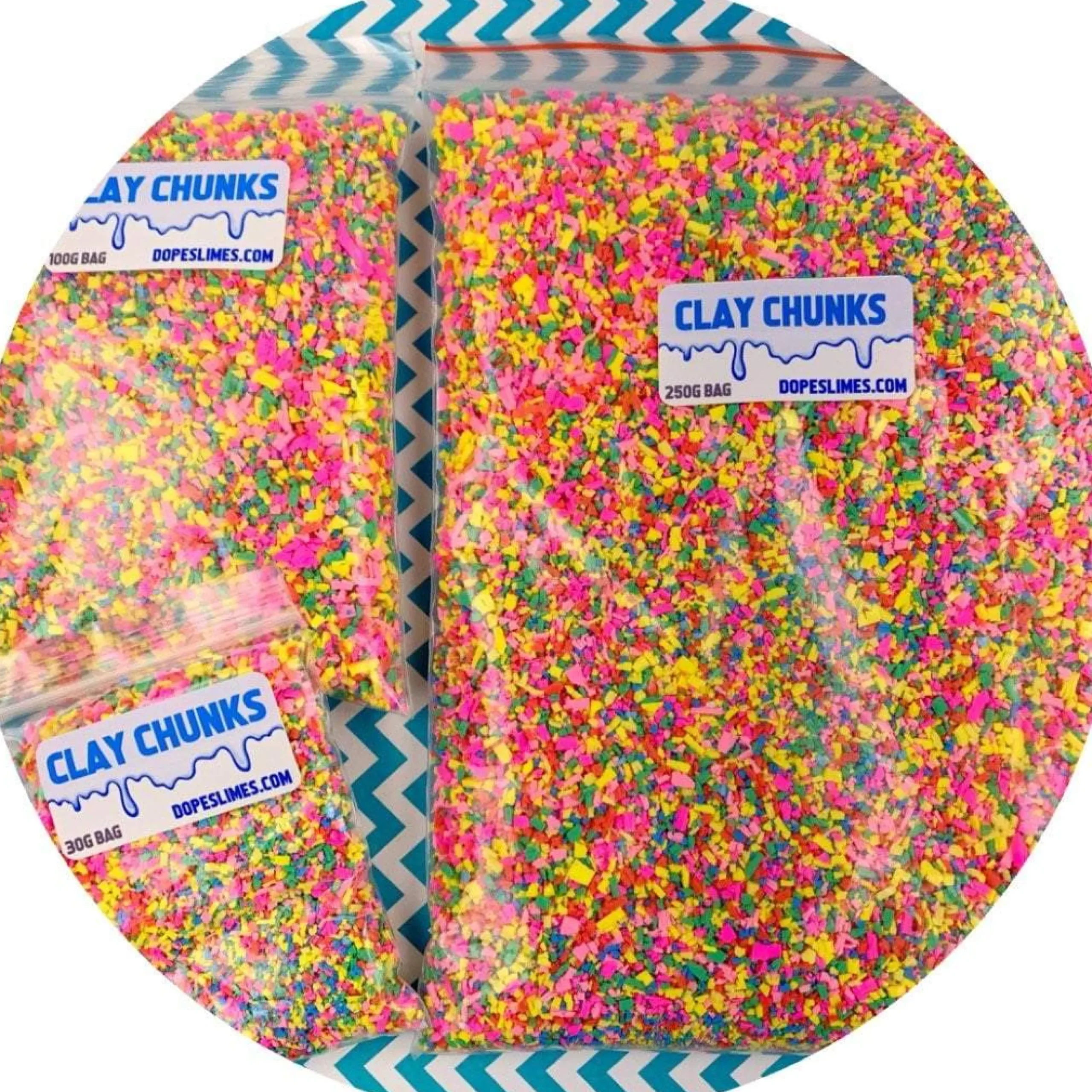 Slime Sprinkles|Other Slime Supplies>Dope Slime Rainbow Pebble Chunk Sprinkles