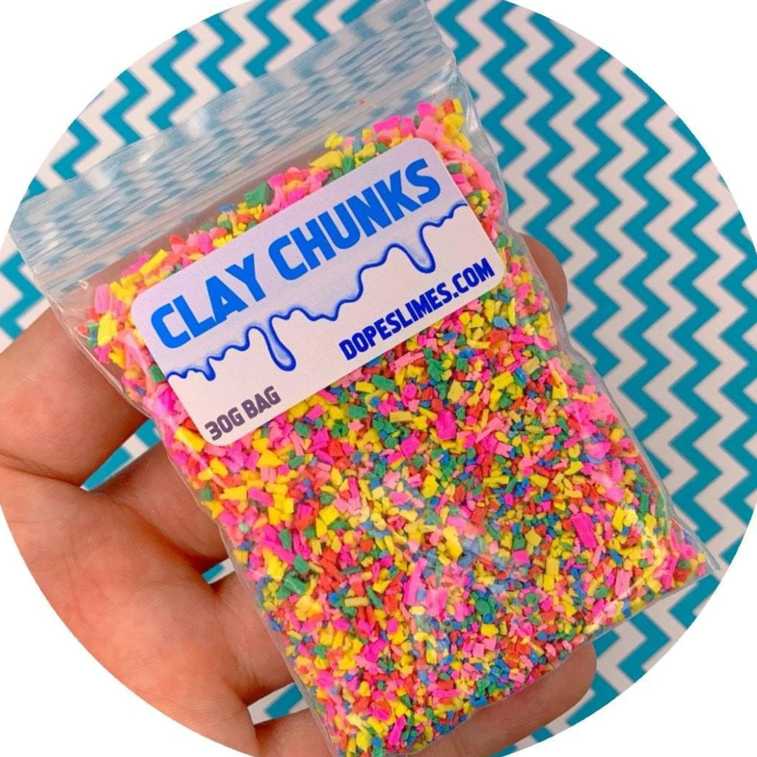 Slime Sprinkles|Other Slime Supplies>Dope Slime Rainbow Pebble Chunk Sprinkles
