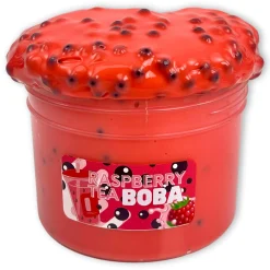 Thick & Glossy Slime>Dope Slime Raspberry Boba Tea