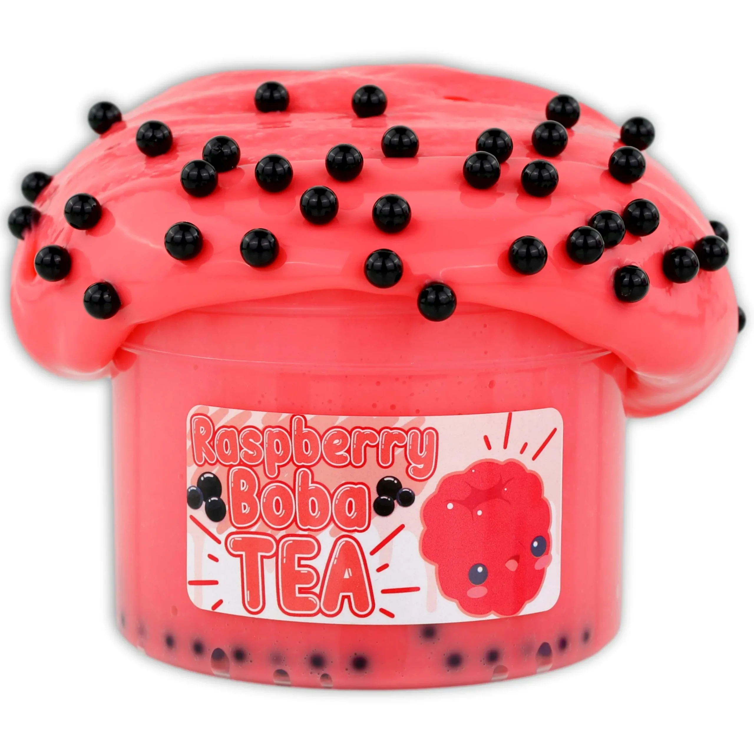 Thick & Glossy Slime>Dope Slime Raspberry Boba Tea