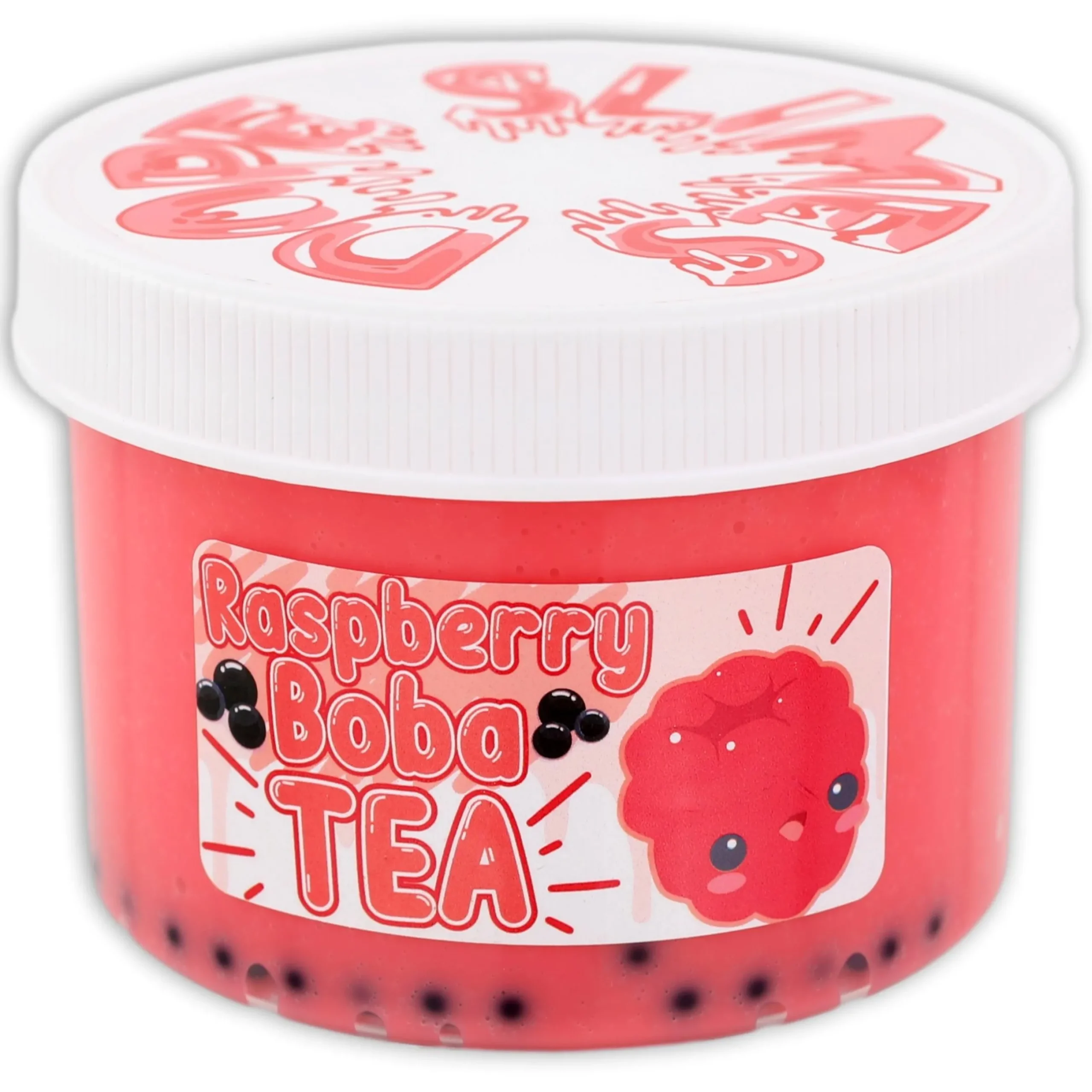 Thick & Glossy Slime>Dope Slime Raspberry Boba Tea