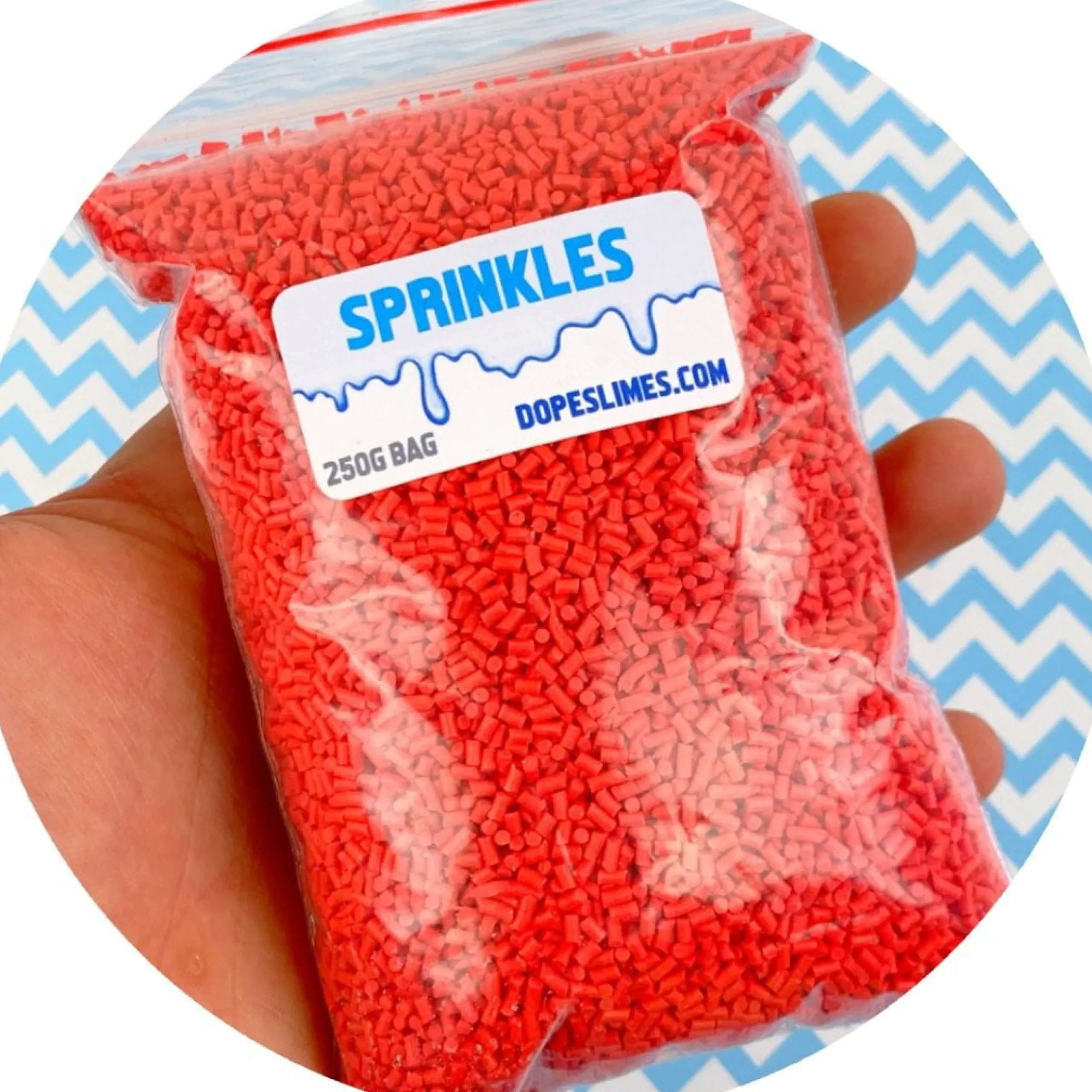 Slime Sprinkles>Dope Slime Red Sprinkles