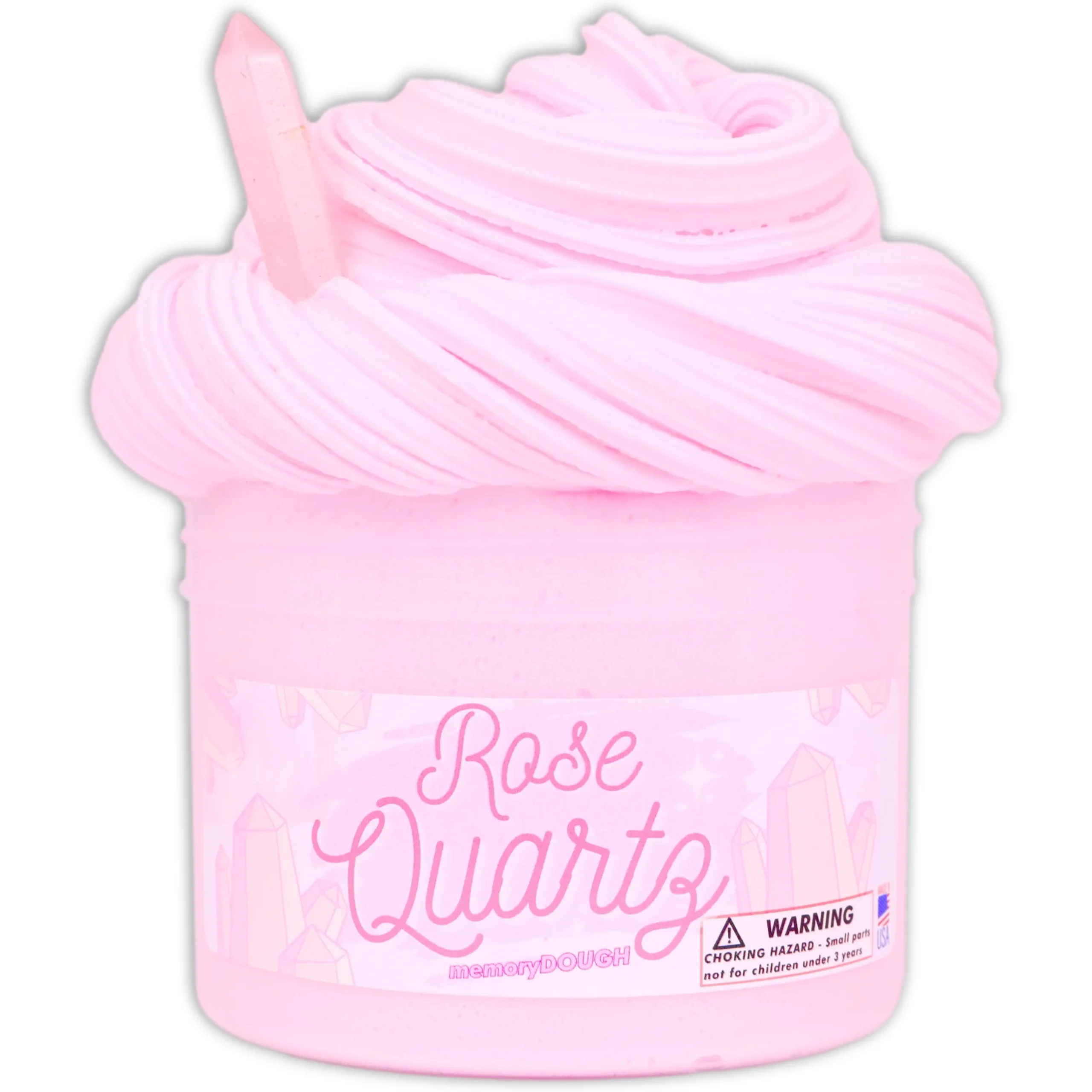 Butter Slime>Dope Slime Rose Quartz memoryDOUGH