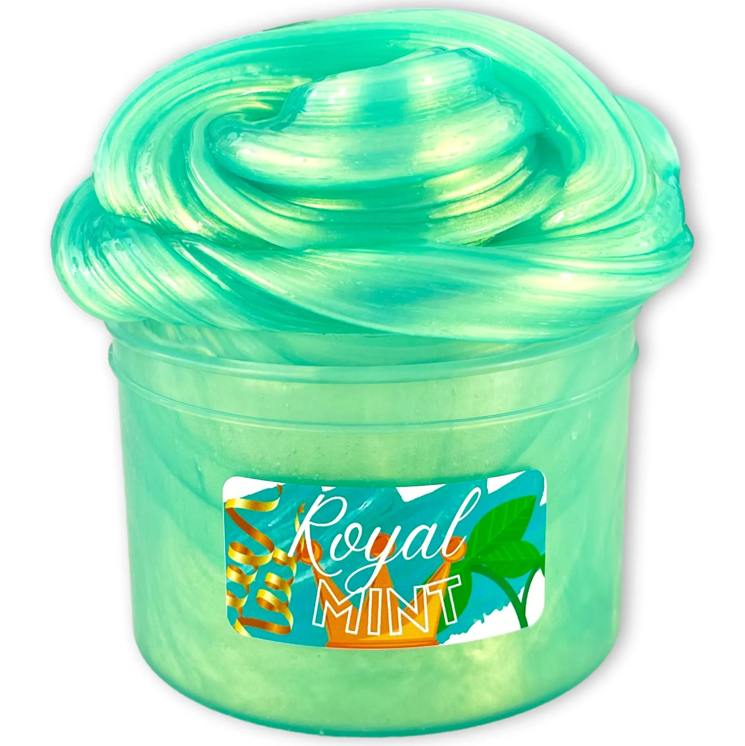 Clear Base Slime>Dope Slime Royal Mint