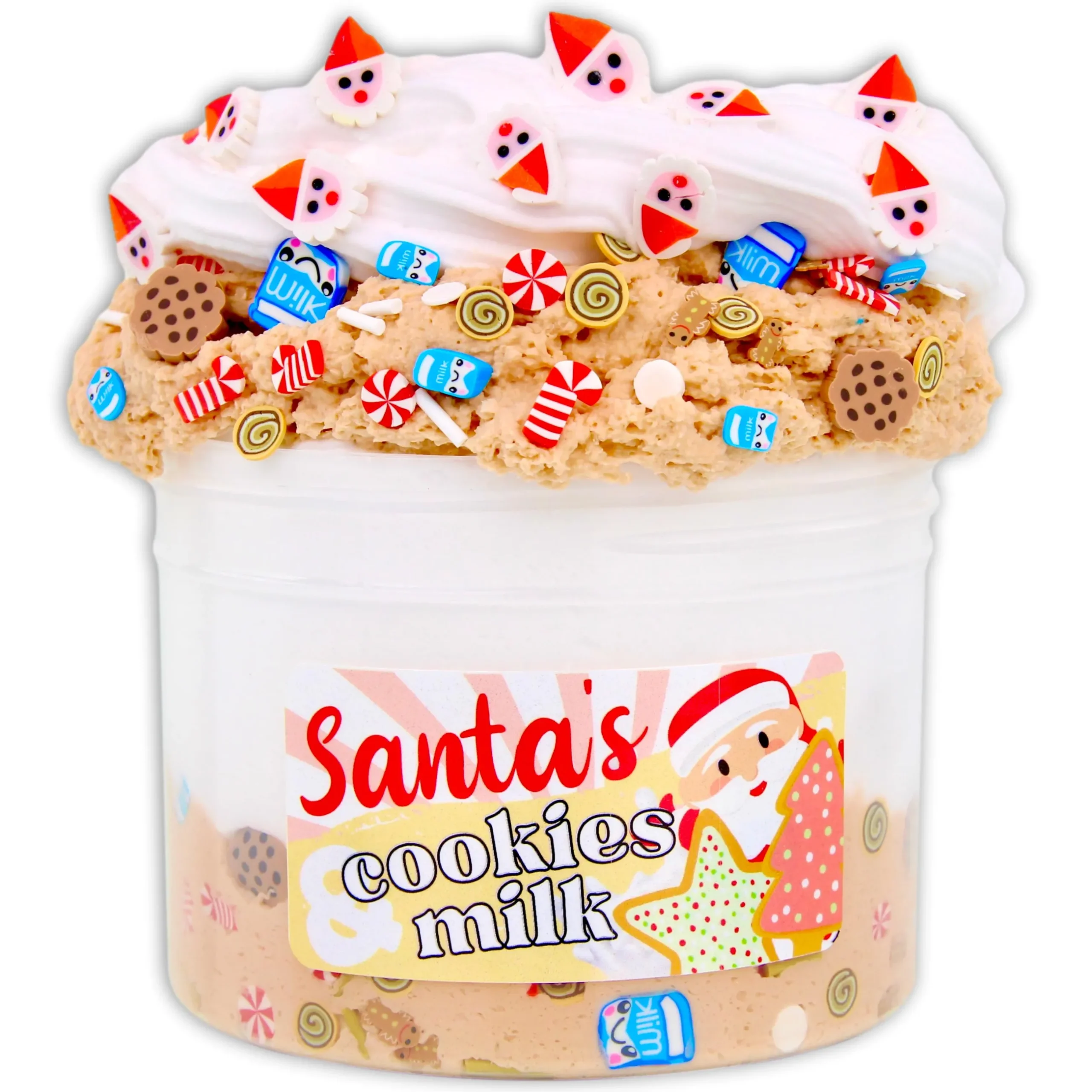 Christmas Slimes|Butter Slime>Dope Slime Santa's Cookies & Milk