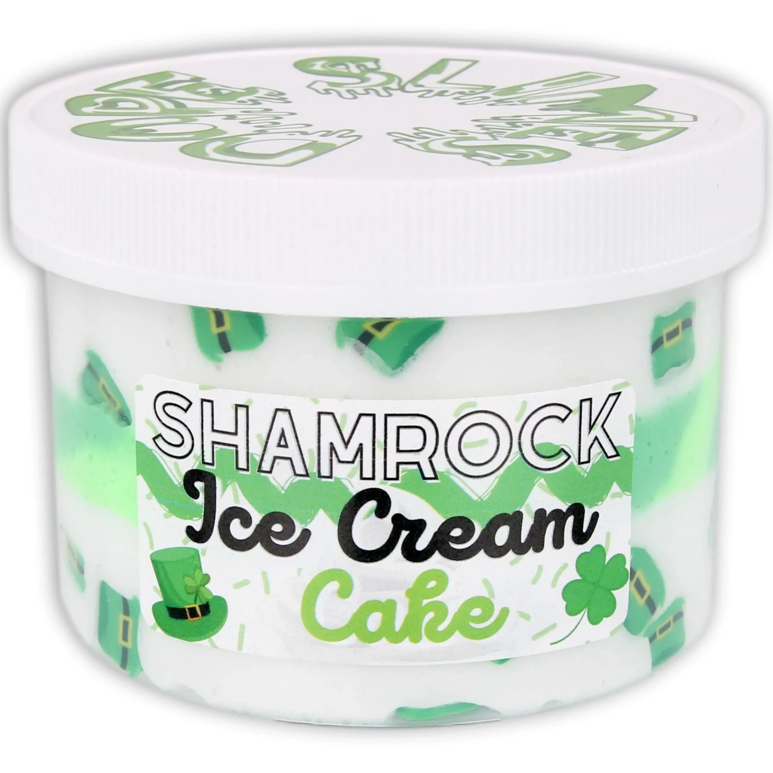 Ice-Cream Slimes|Unique Textured Slime>Dope Slime Shamrock Ice-Cream Cake