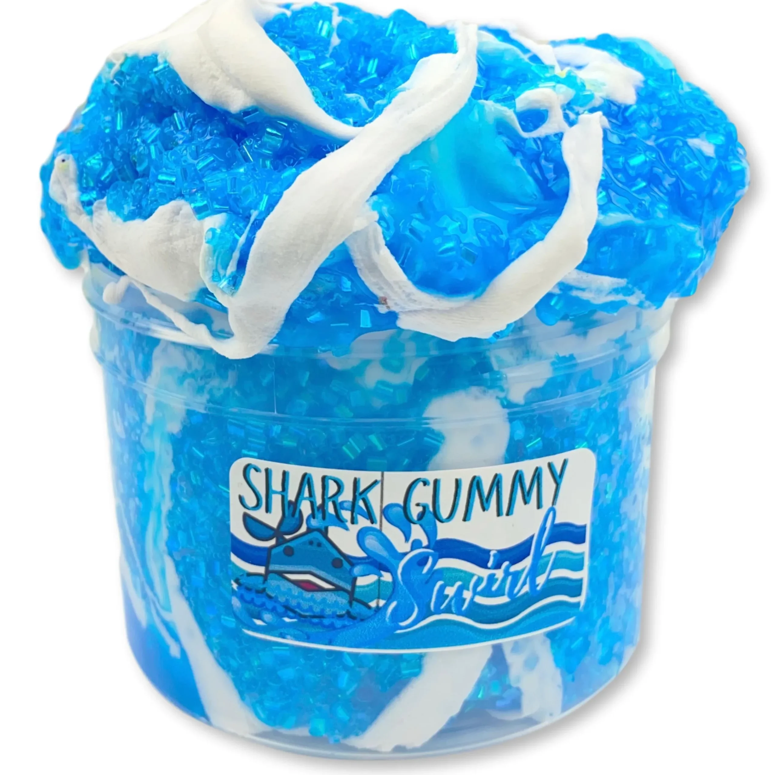 Bingsu Slime|Unique Textured Slime>Dope Slime Shark Gummy Swirl