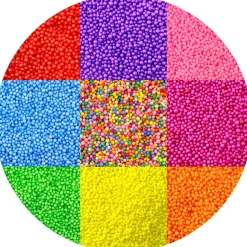 Slime Foam Beads>Dope Slime Small Bright Foam Beads