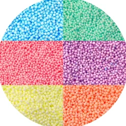 Slime Foam Beads>Dope Slime Small Pastel Foam Beads