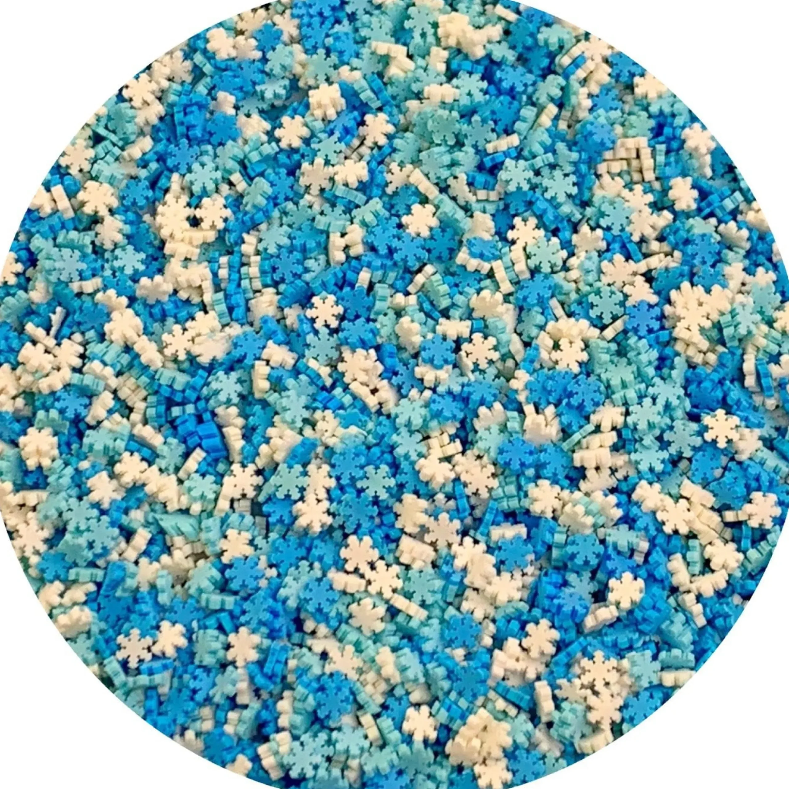 Slime Fimo Slices|Slime Sprinkles>Dope Slime Snow Flake Sprinkles