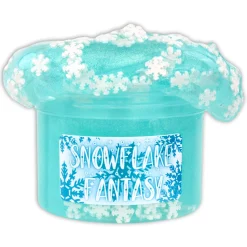 Clear Base Slime|Christmas Slimes>Dope Slime Snowflake Fantasy