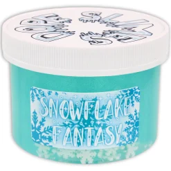 Clear Base Slime|Christmas Slimes>Dope Slime Snowflake Fantasy