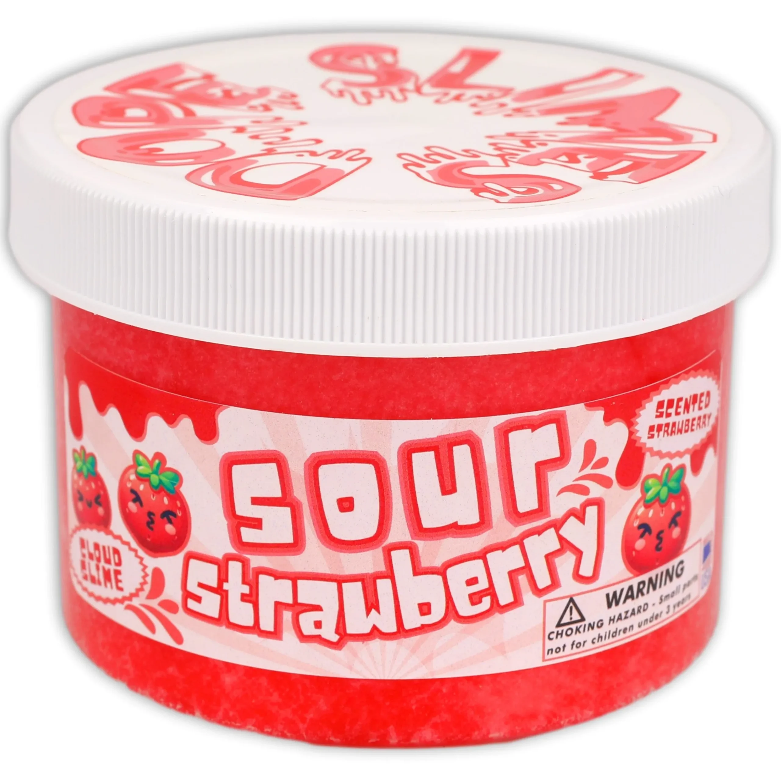 Cloud Slime>Dope Slime Sour Strawberry