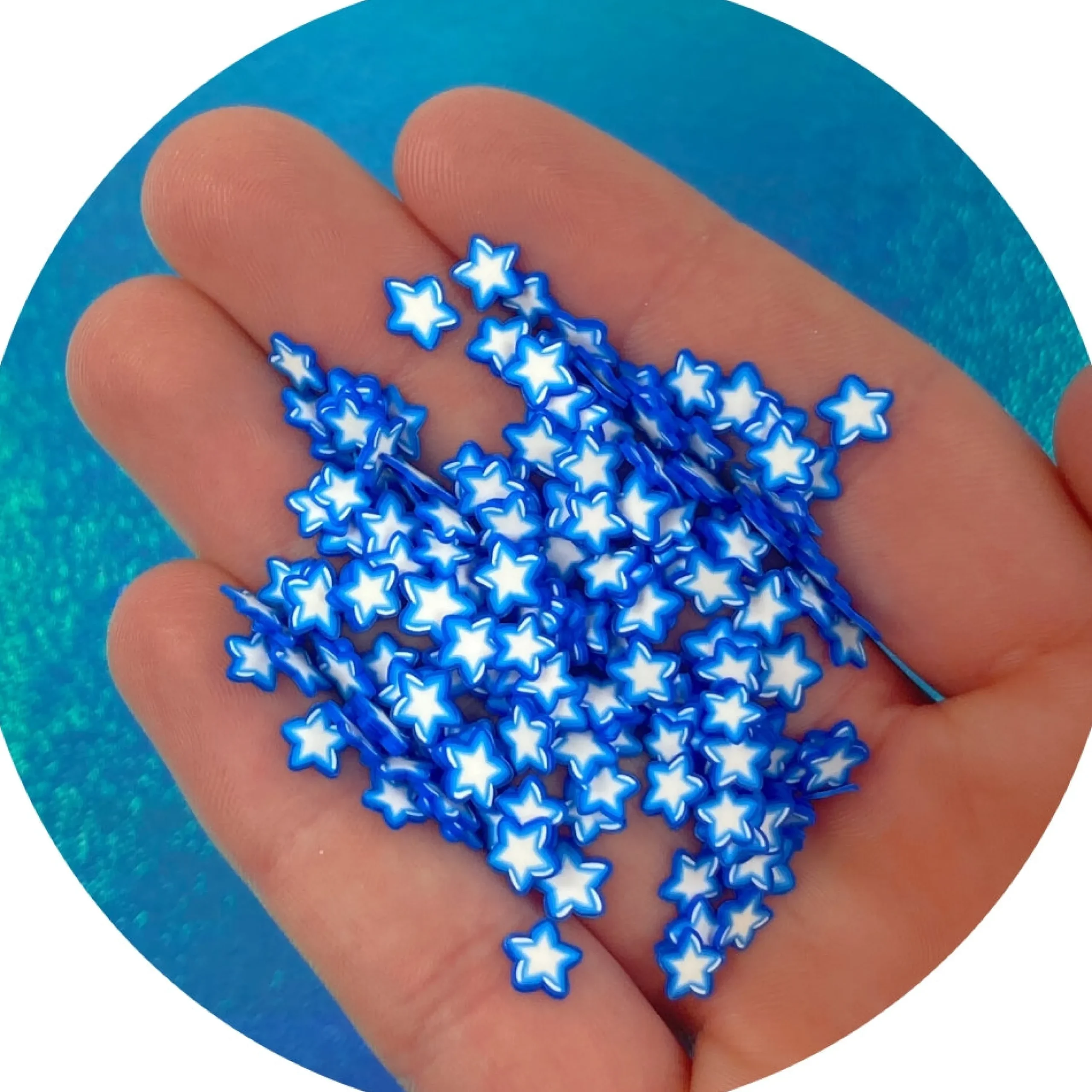 Slime Fimo Slices>Dope Slime Star Fruit Fimo Slices
